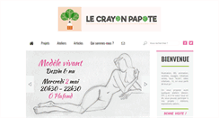 Desktop Screenshot of lecrayonpapote.com